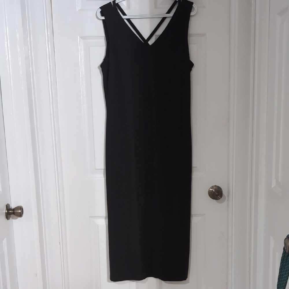 Talbots Black Backless Dress